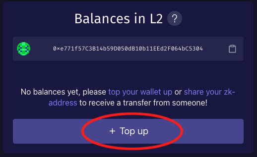 Top up