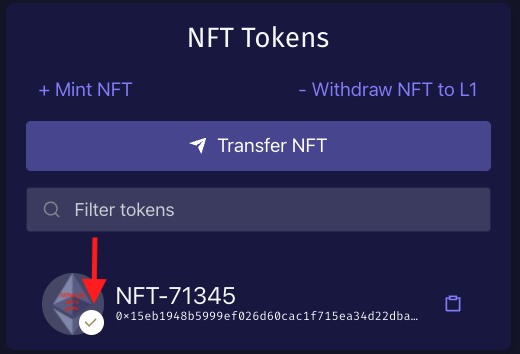 NFT committed